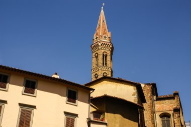 Floransa, İtalya'nın tarihi merkezini mimarisi. UNESCO w