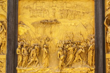 detay kapı cennet battistero di san Giovanni