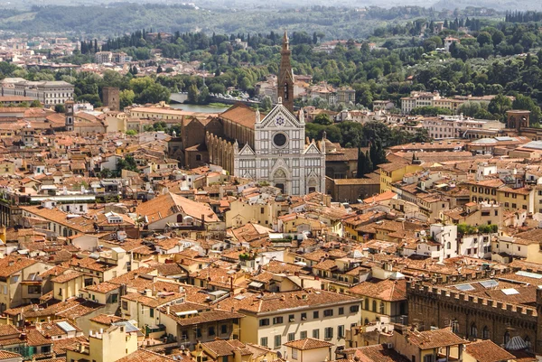 फ्लोर के ऐतिहासिक केंद्र पर कैंपनील Giotto से शीर्ष दृश्य — स्टॉक फ़ोटो, इमेज