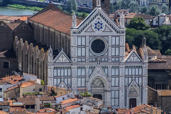 Florença, Itália: vista panorâmica do topo da igreja Duomo — Fotografia de Stock