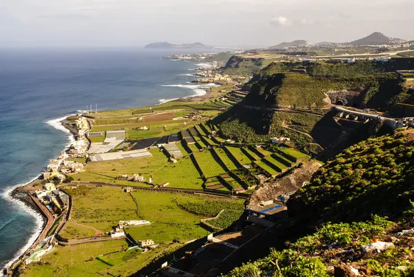 Coast line view in the gran canarias — Stock Photo, Image