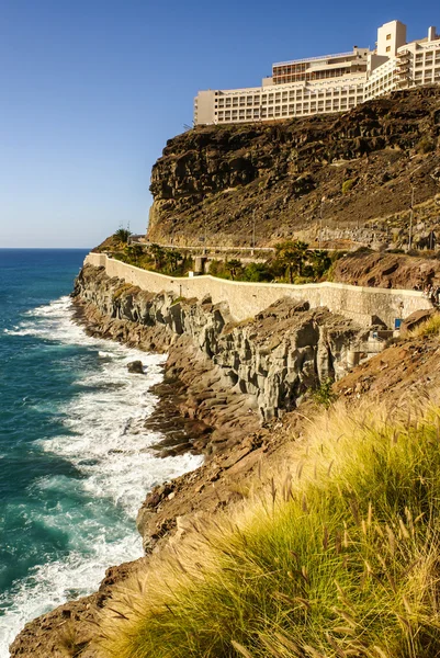 Blick auf die Küste der gran canarias — Stockfoto