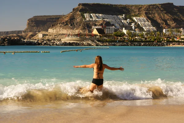 Playa de Amadores, Puerto Rico, Gran Canaria — Stock Photo, Image