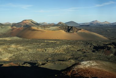dağlar, yangın, montanas del fuego, timanfaya milli park ı