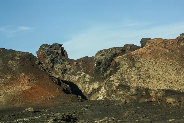 山の火、モンタナス ・ デル ・ フエゴ、ティマンファヤ国立公園の私 — ストック写真