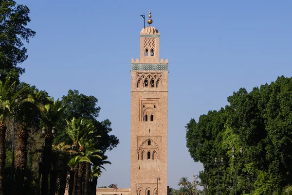 Koutubia moskee in Marrakech - een van de meest populaire toerisme destin — Stockfoto