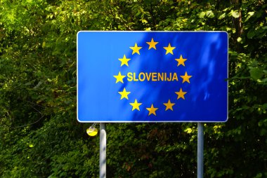 AB serisi - Slovenya, Foto gerçekçi, beyaz izole işaretleri