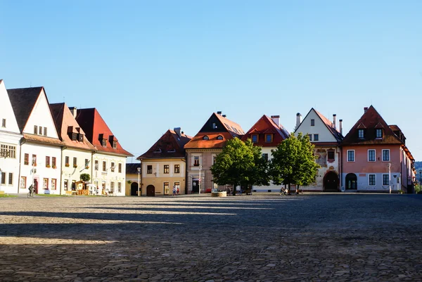 Town Square of Slovakian Bardejov — Stock Photo, Image