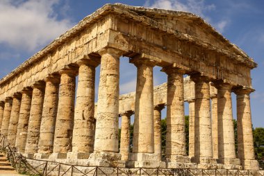 Antik şehir segesta, Sicilya Yunan tapınağı