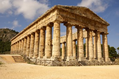Antik şehir segesta, Sicilya Yunan tapınağı