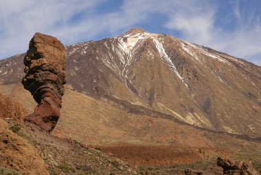 Tenerife, Kanarya Adaları, İspanya - volkan teide Milli Parkı. m