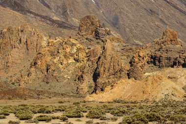 Tenerife, Kanarya Adaları, İspanya - volkan teide Milli Parkı. m
