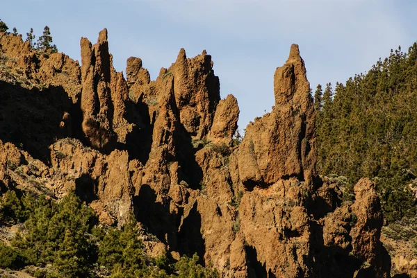 Parco Nazionale del Teide Roques de Garcia a Tenerife alle Canarie — Foto Stock