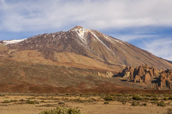 Parque Nacional Teide Roques de Garcia em Tenerife em Canary Islan — Fotografia de Stock