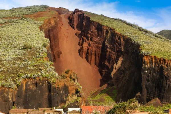 Cinder cone at El Palmar, Tenerife, Canary Islands. — Stok Foto