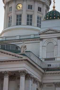 Güzel Fin başkenti helsinki yaz manzarası ile sain göster