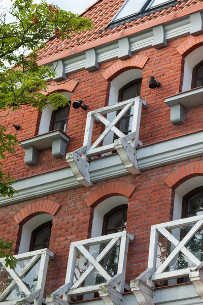 Altstadt in Mikolajki — Stockfoto