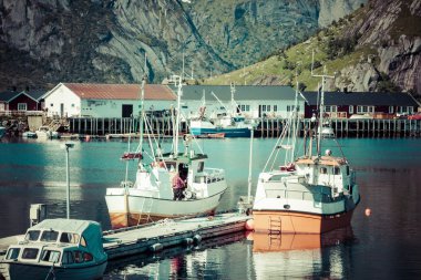 Görünüm Lofoten adalar Körfezi