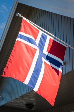 Beyaz Saray eski kesiminde: stavanger, Norveç bayrağı ile