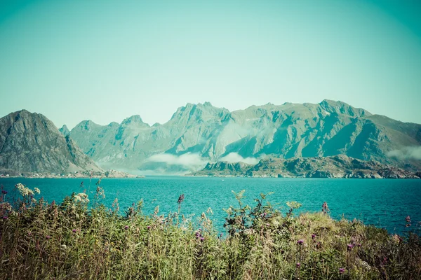 Paisagem bonita, Lofoten — Fotografia de Stock