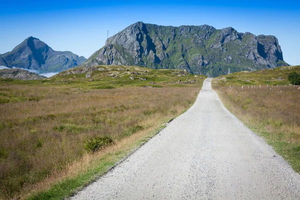 Cesta v Norských horách — Stock fotografie
