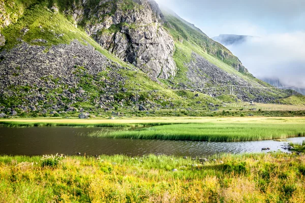 Гарний краєвид з Норвегії, Скандинавії — стокове фото
