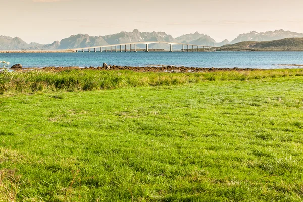 Lindas paisagens, ilhas Lofoten, Noruega — Fotografia de Stock