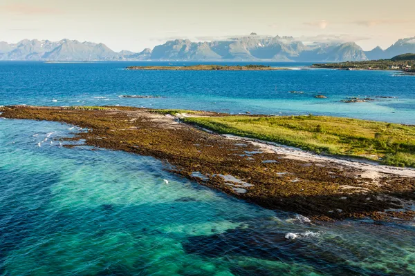 Piękne landsscape, Lofoty, Norwegia — Zdjęcie stockowe