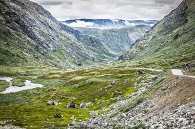  dağ manzarası jotunheimen Norveç Milli parkında