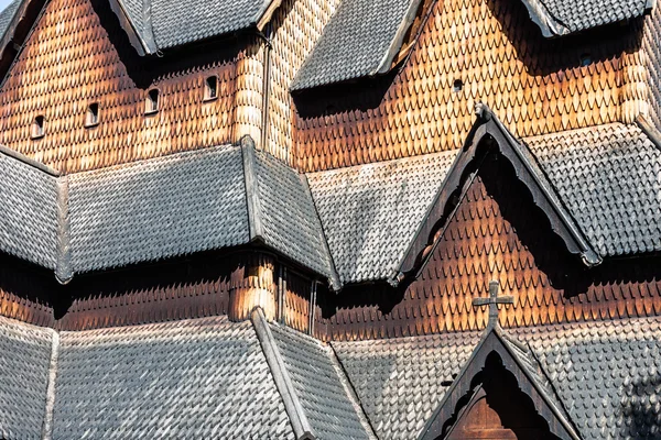 Stabkirche heddal, Norwegen — Stockfoto