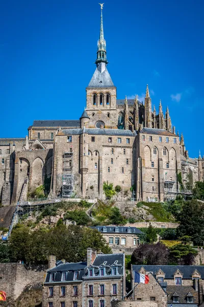 Le Mont Saint Michel, Norfely, France — стоковое фото