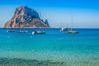 es vedra Ibiza Adası cala d hort Balear Adaları