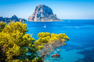 Cala d'Hort, Ibiza (Spain) clipart