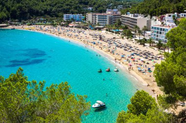 Ibiza cala de sant vicent caleta de san vicente plaj turkuaz 