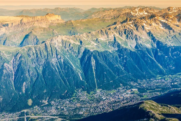 De Alpen in chamonix — Stockfoto