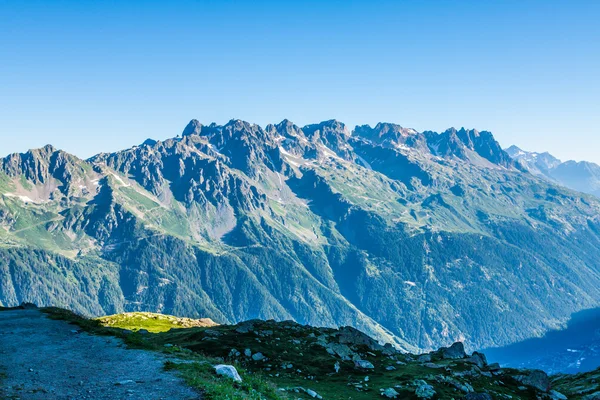 夏蒙尼在阿尔卑斯山 — 图库照片