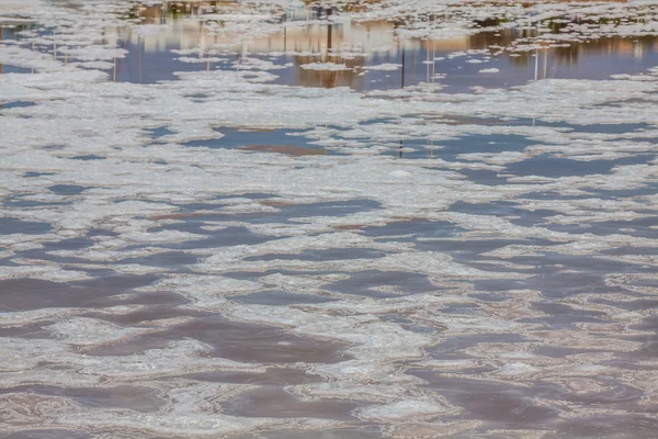 Ses 萨林斯福门特拉岛盐场地平线巴利阿里群岛 — 图库照片
