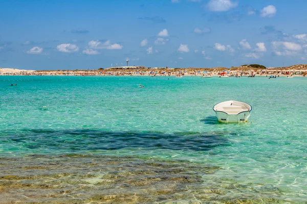 Formentera baléares île vue de la mer de la côte ouest — Photo