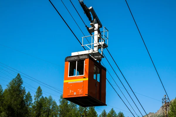 Cableway in the mountains, Argientere ,France — Stock Photo, Image