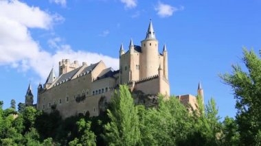 Alcazar kale Segovia, İspanya