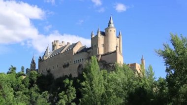 Alcazar kale Segovia, İspanya