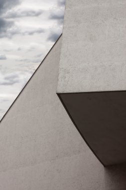 Modern bir binanın mimari ayrıntıları