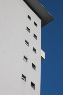 Modern bir binanın mimari ayrıntıları