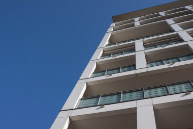 Modern bir binanın mimari ayrıntıları
