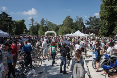 cyclopride 2013 Milano'da toplantı.