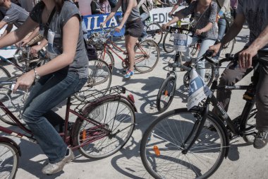 cyclopride 2013 Milano'da toplantı.