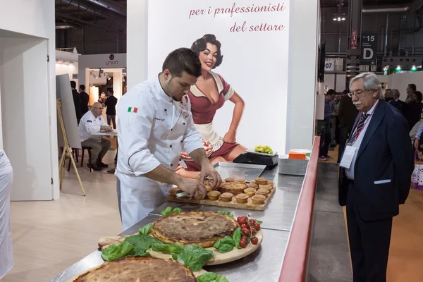 Mostra mondiale sull'alimentazione TuttoFood 2013 a Milano — Foto Stock