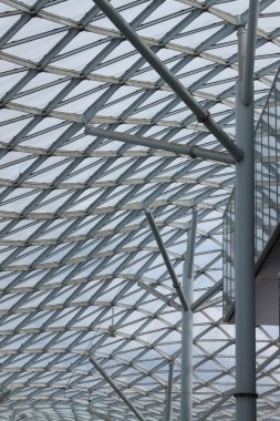 Modern bir binanın mimari ayrıntıları