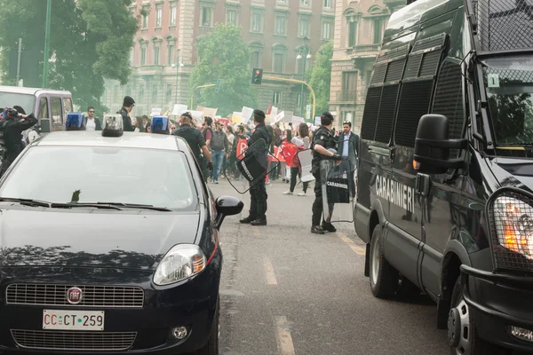 Manifestazione di Turchi a Milano — Foto Stock