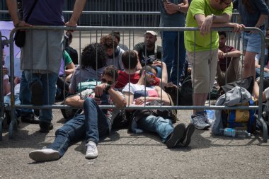 2013 içinde milan binlerce hayranın springsteen dünya turu